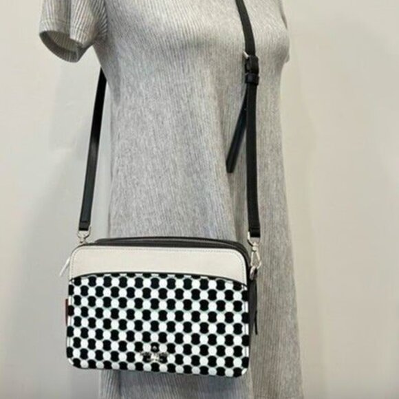 2 x *HP* Kenneth Cole black and white leather shoulder bag. NWOT - Picture 14 of 14